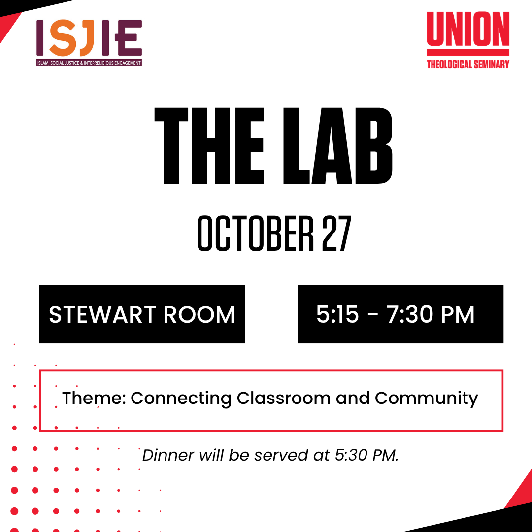 The LAB - Fall 2026 Semester Gathering @ Stewart Room, Union Theological Seminary
