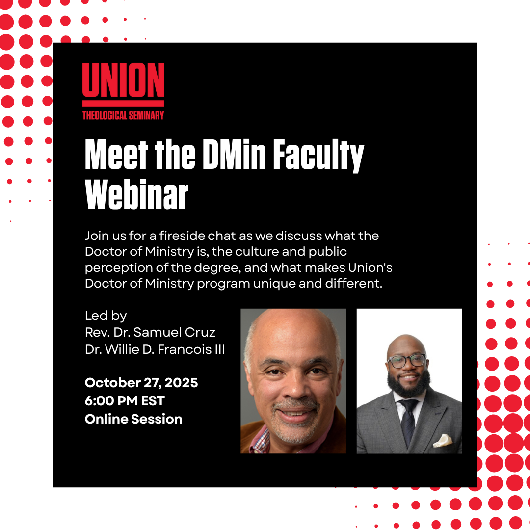 Meet the DMin Faculty Webinar @ Online Session