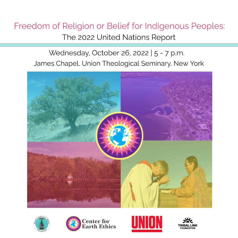 Freedom of Religion or Belief for Indigenous Peoples: The 2022 UN Report @ James Chapel and Live Stream