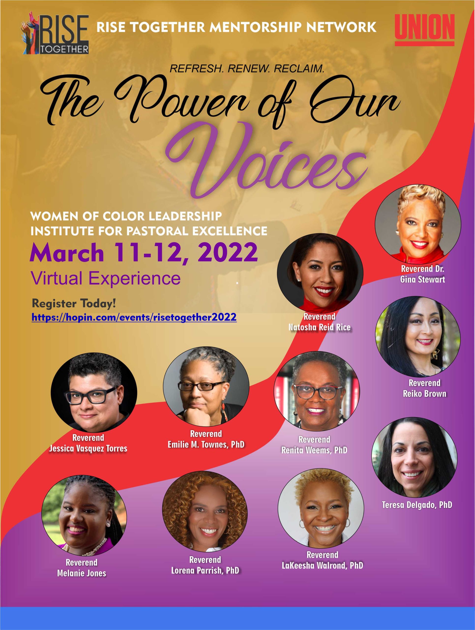 2022 Women of Color Leadership Institute for Pastoral Excellence @ Online Event