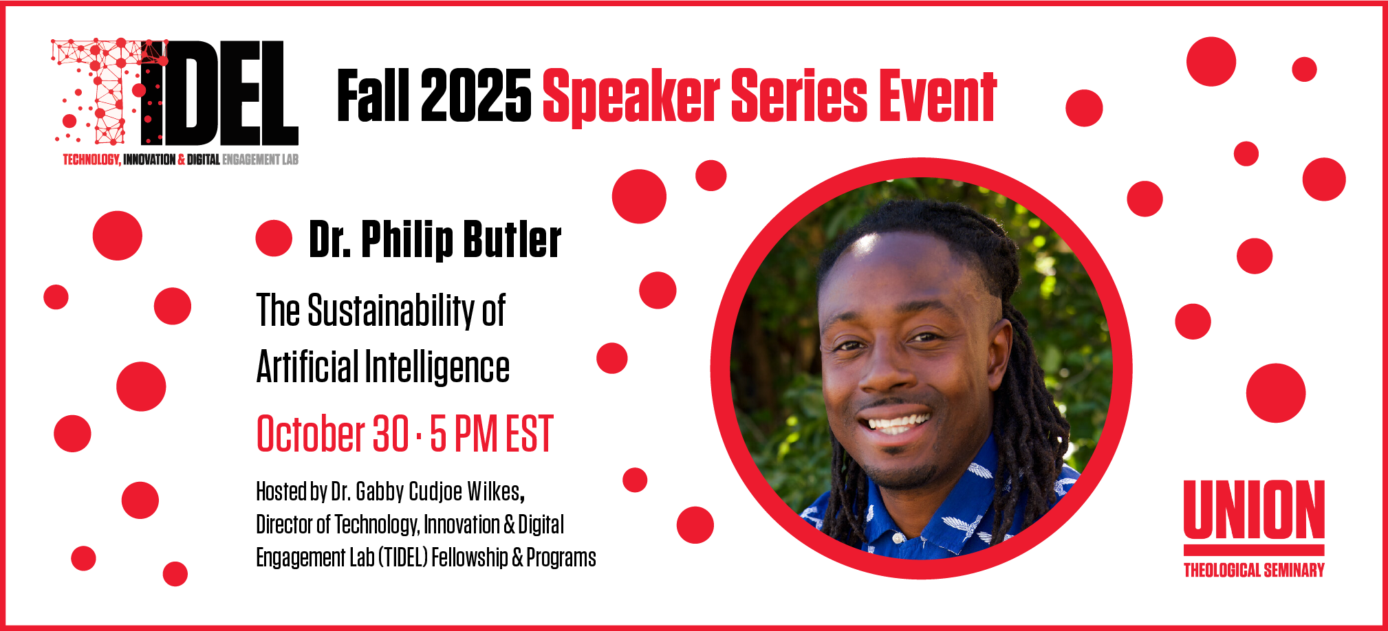 TIDEL Speaker Series - The Sustainability of Artificial Intelligence @ Online Webinar