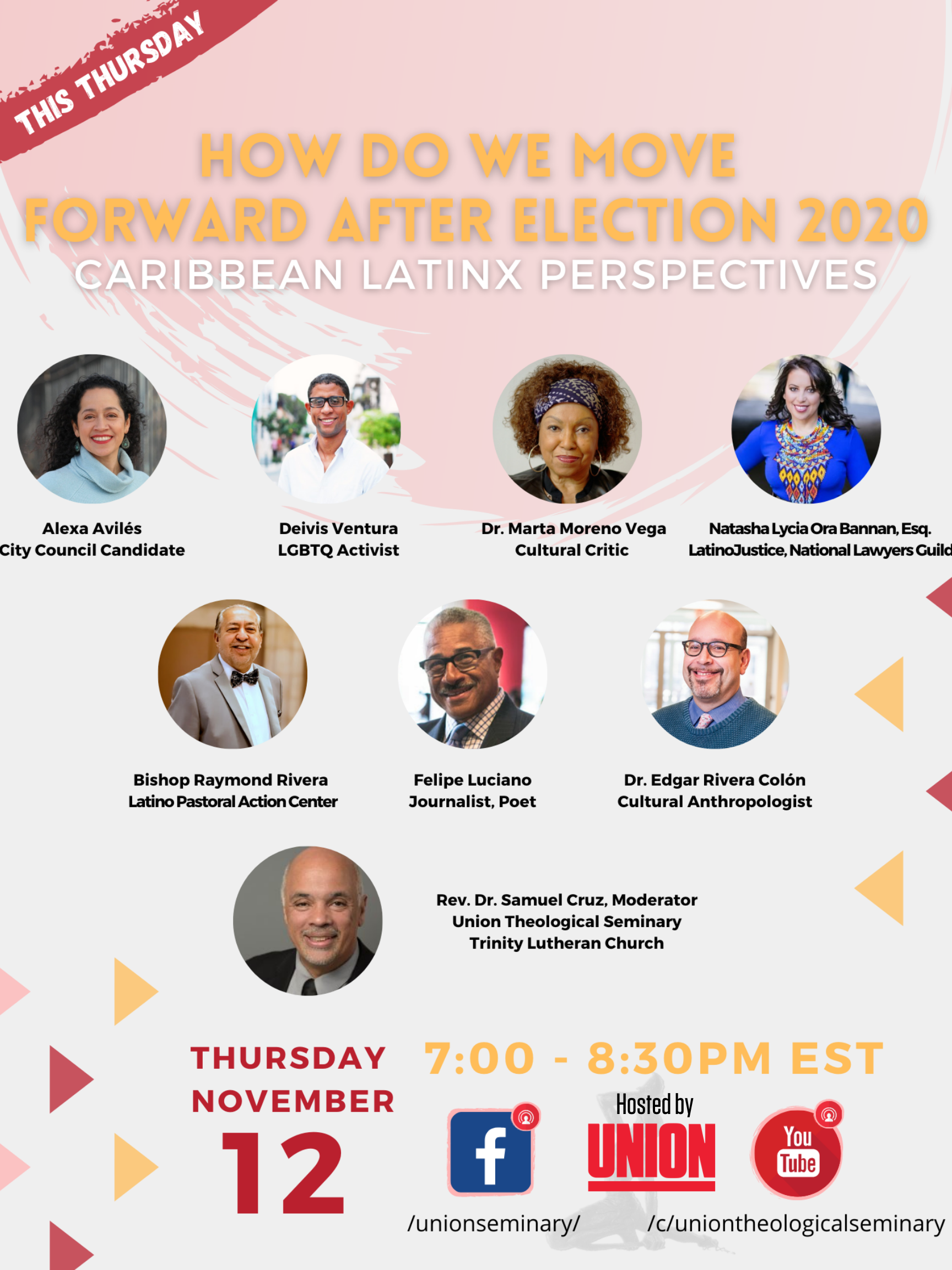 How Do We Move Forward After Election 2020: Caribbean Latinx Perspectives @ Facebook and YouTube LIVE