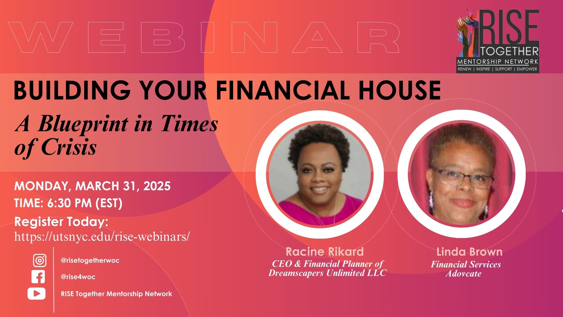 Building Your Financial House: A Blueprint in Times of Crisis @ Online Webinar | New York | New York | United States